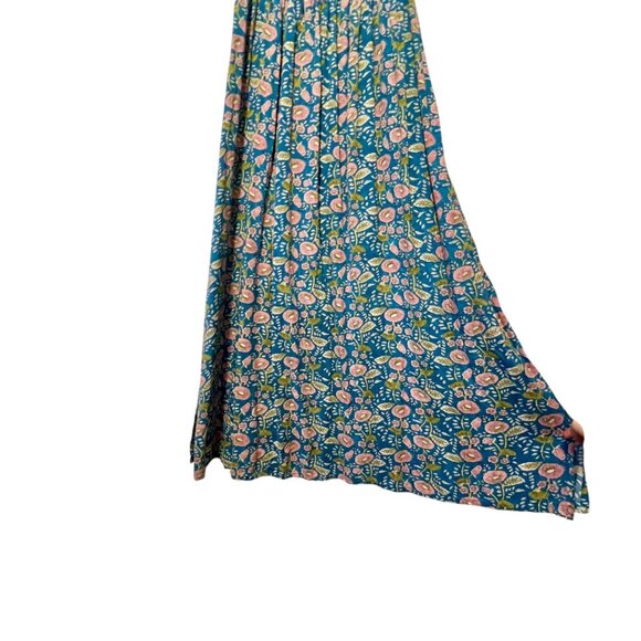 Natural Life Maxi Dress Square Neck Split Hem Gypsy Hippie Nature Fairycore S - Picture 3 of 11
